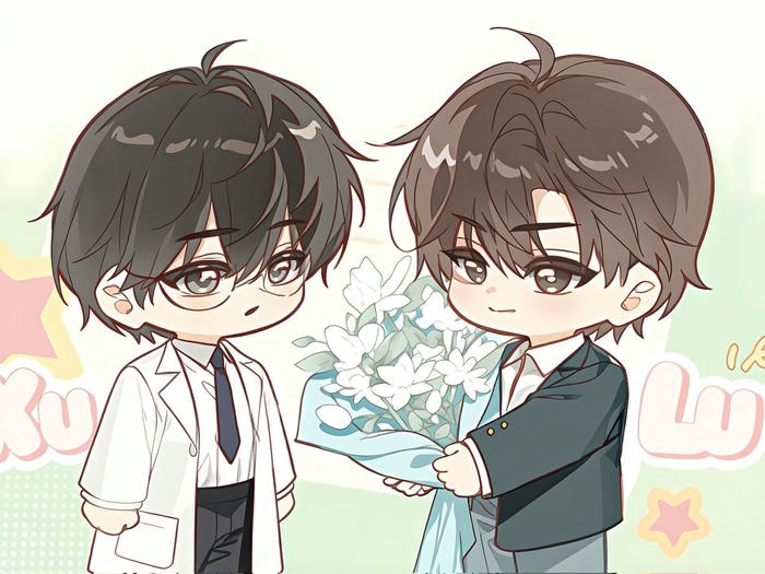 đam mĩ chibi đi học