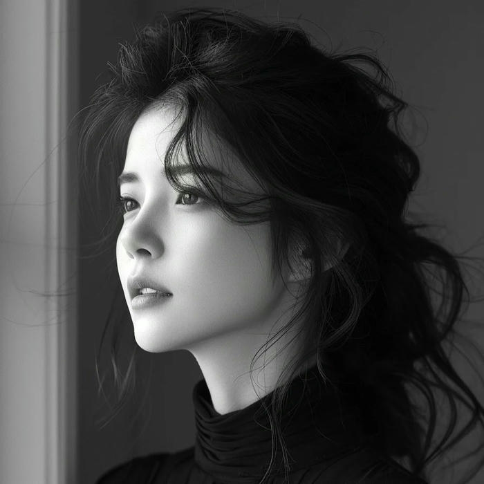 đen trắng avatar hình ảnh trầm