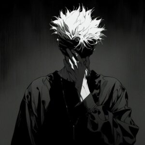 đen trắng avatar phong cách trầm