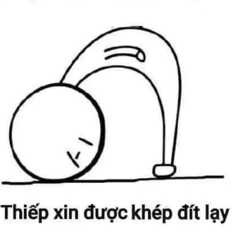 đối phương nổi cáu, mình meme lạy