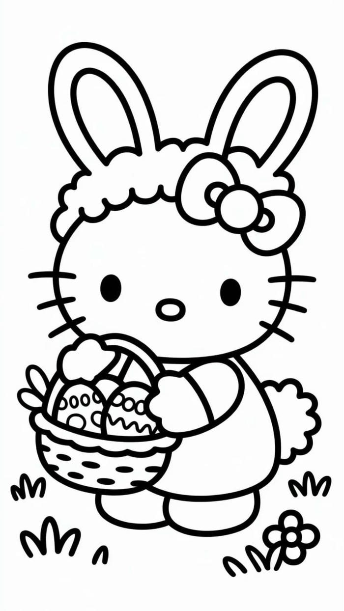 hello kitty dễ thương cho bé tô