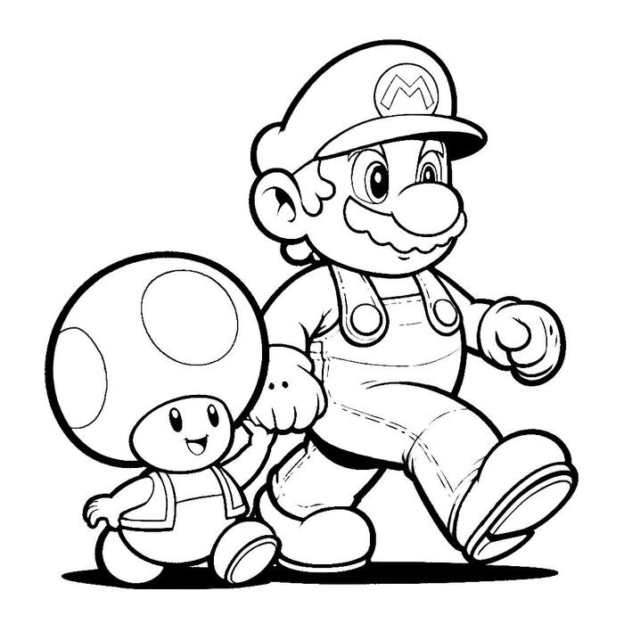 hình ảnh mario biểu tượng game dạng tô