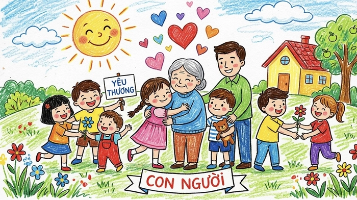 hình ảnh sẻ chia yêu thương giữa mọi người