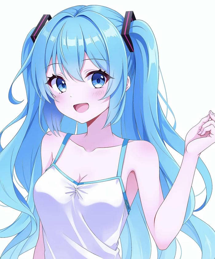 hình anime ánh xanh