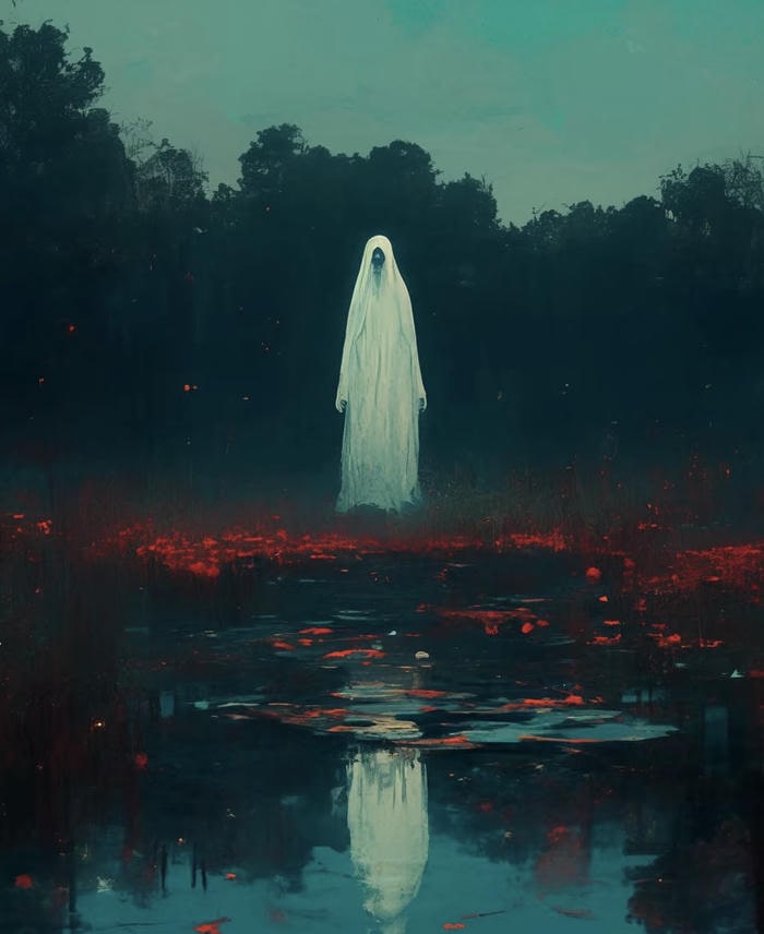 hình anime bóng hình ma