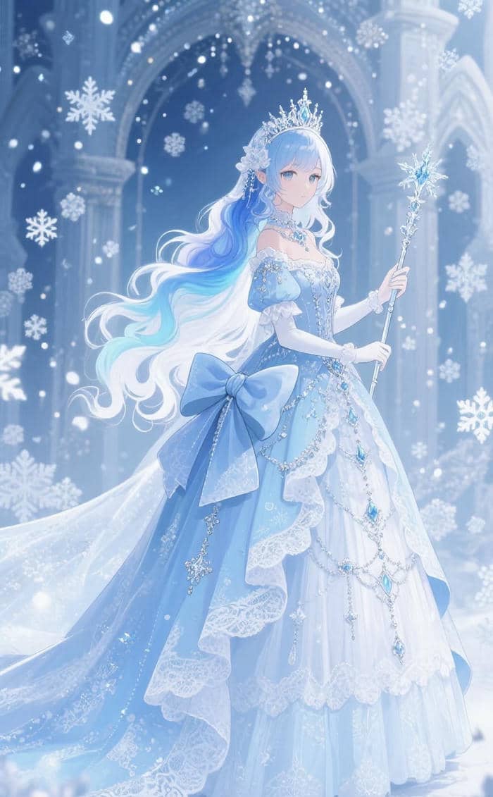 hình anime xanh mát