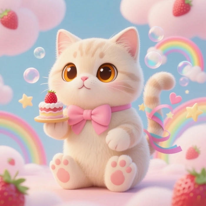 hình avatar mèo vô tri hài