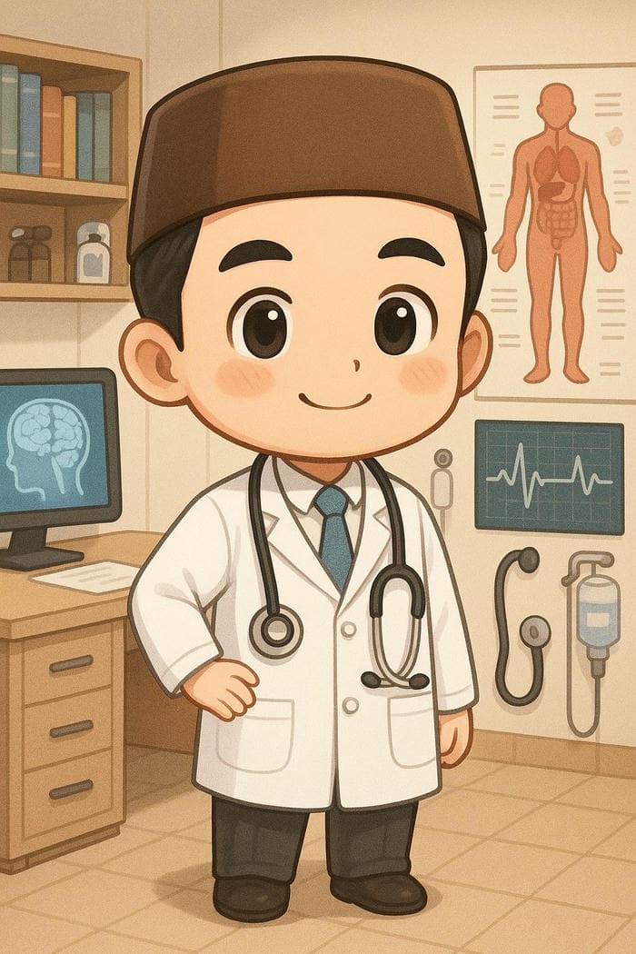 hình bác sĩ chibi dễ thương nhẹ