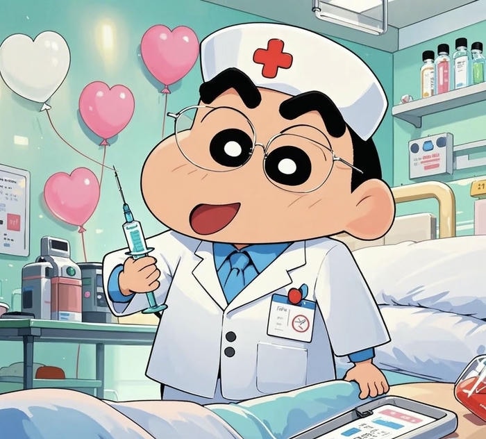 hình bác sĩ chibi đẹp dịu dàng