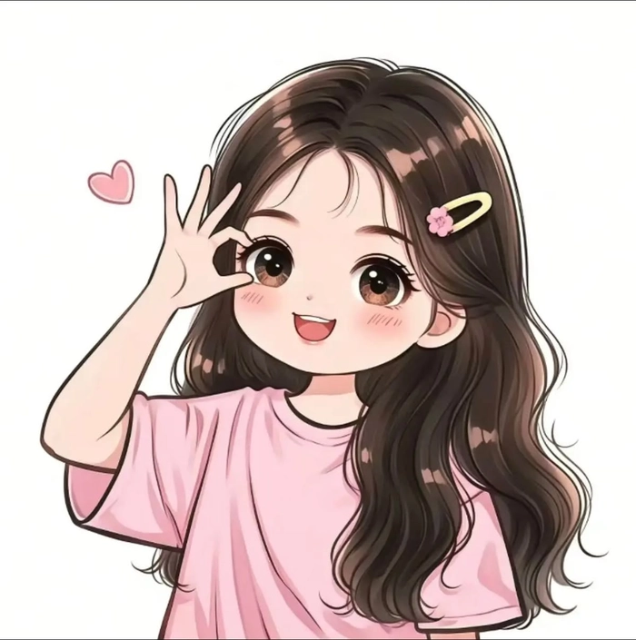 hình chibi anime nữ nhỏ nhắn đáng yêu nổi bật