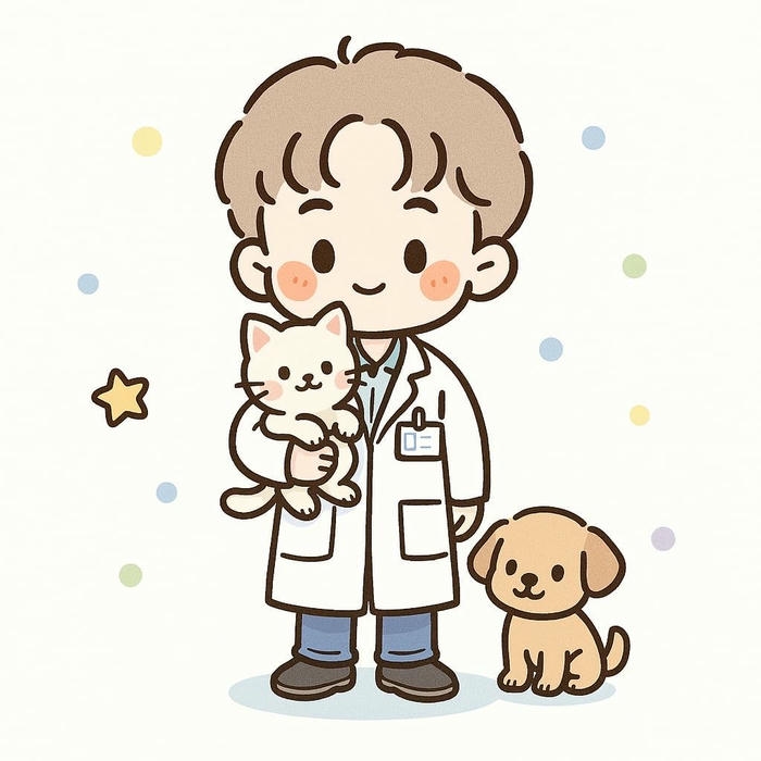 hình chibi bác sĩ xinh xắn