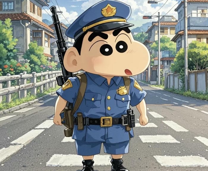 hình chibi công an dễ thương nhất