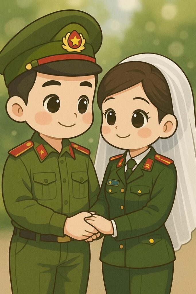 hình công an chibi thân thiện