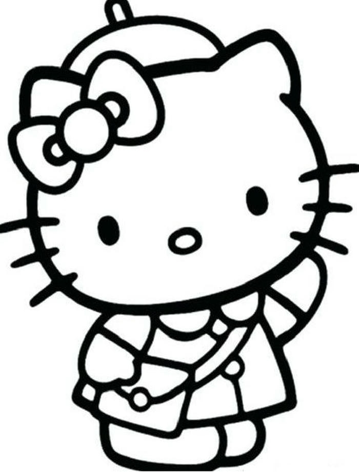 hình hello kitty cho bé tô