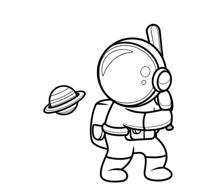 hình phi hành gia dễ tô