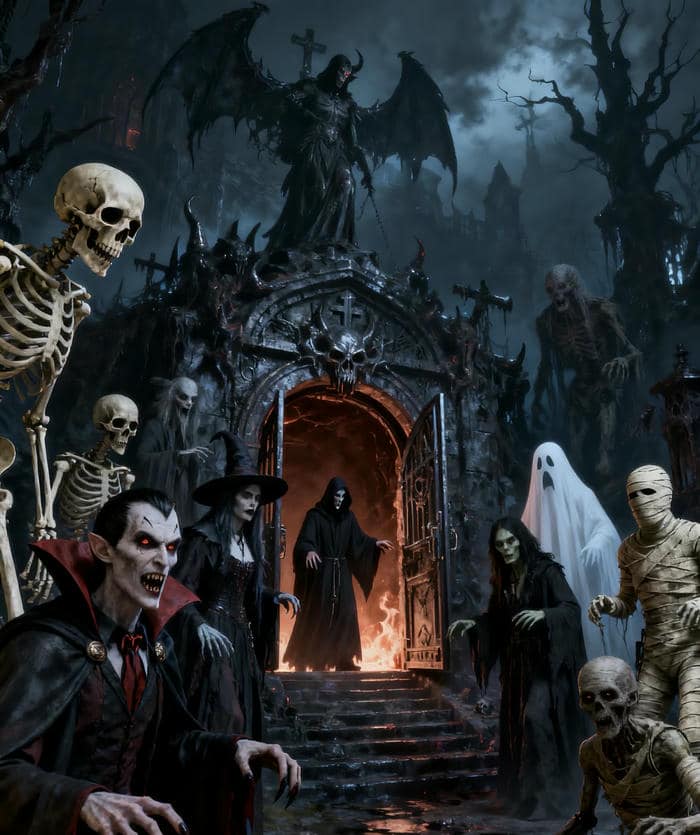 khung cảnh anime âm giới