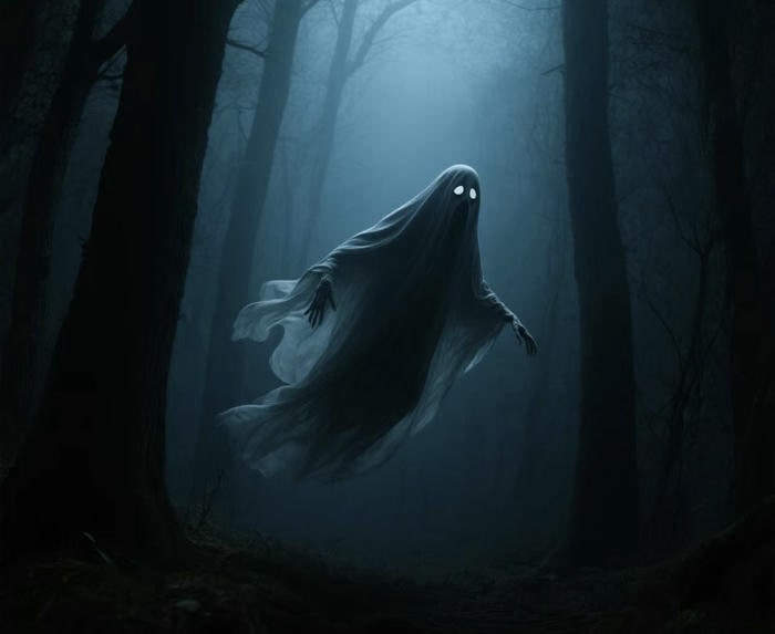 khung cảnh anime ma quái