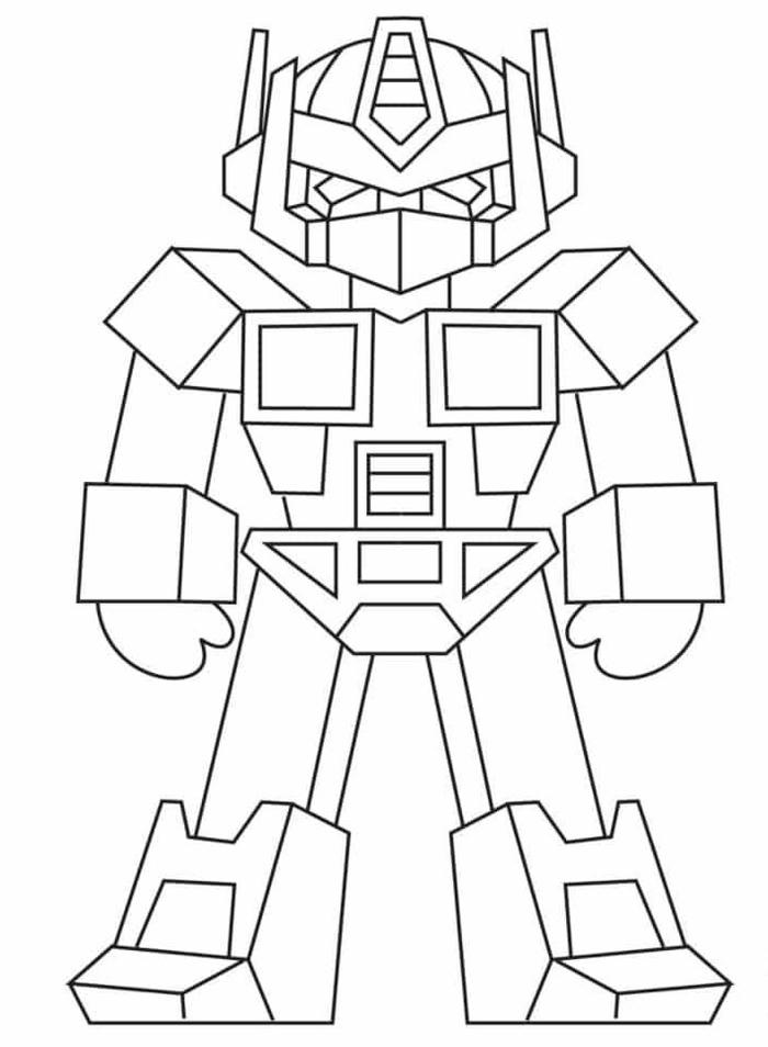 những tranh robot đứng thẳng nét rõ