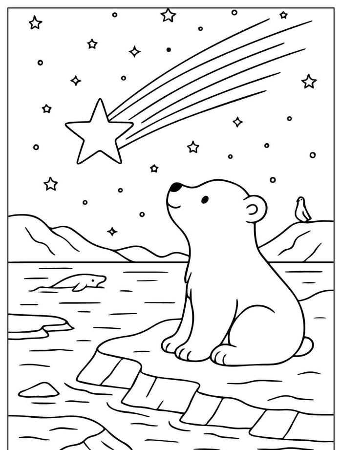 những tranh tô màu ngôi sao đơn giản