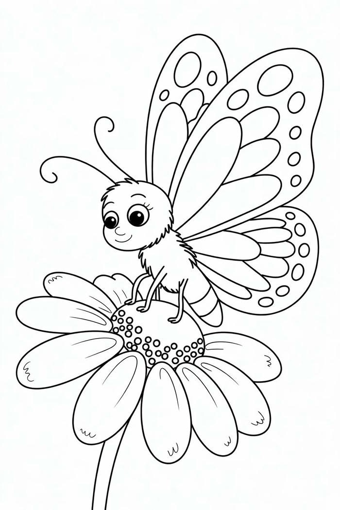 tô màu con bướm đẹp
