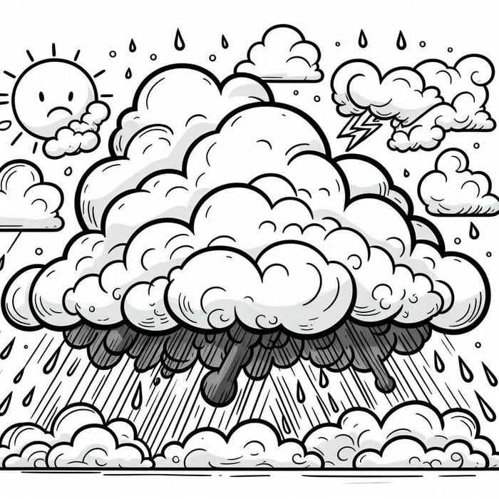 tô màu mây mưa