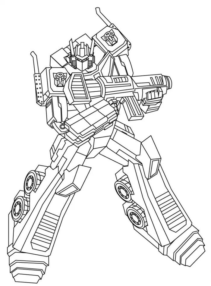 tô màu robot biến hình