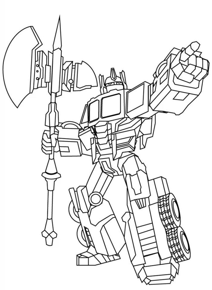 tô màu robot đại chiến