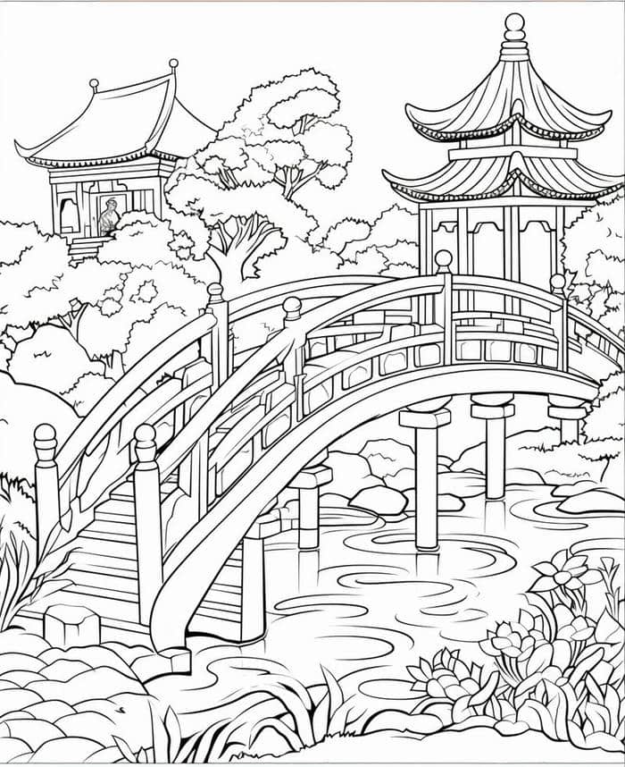 tô tranh cảnh thiên nhiên cho bé sáng tạo