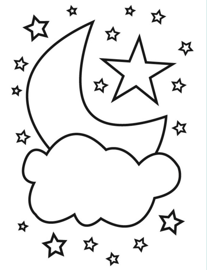 tranh tô sao có điểm nhấn đơn giản