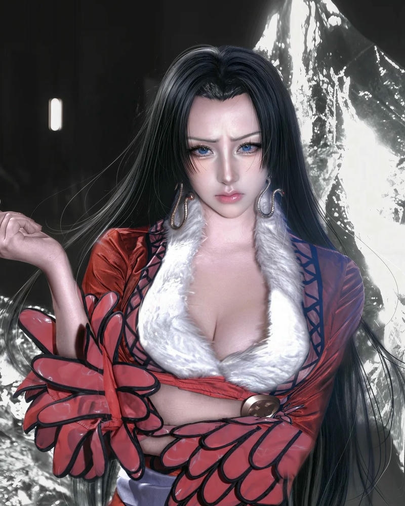 Ảnh Boa Hancock Cosplay nổi bật phong cách nóng bỏng hoàn hảo