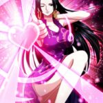 Ảnh Boa Hancock bắn tim năng lượng hồng tình yêu