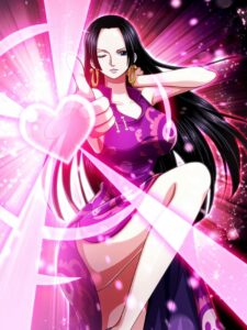 Ảnh Boa Hancock bắn tim năng lượng hồng tình yêu