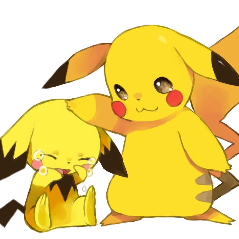 Ảnh Pikachu và bạn thân ôm nhau tình cảm thắm thiết