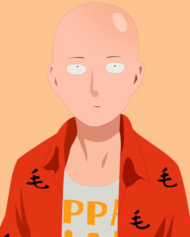 Ảnh Saitama mặt ngố tàu nhìn đời bằng nửa con mắt