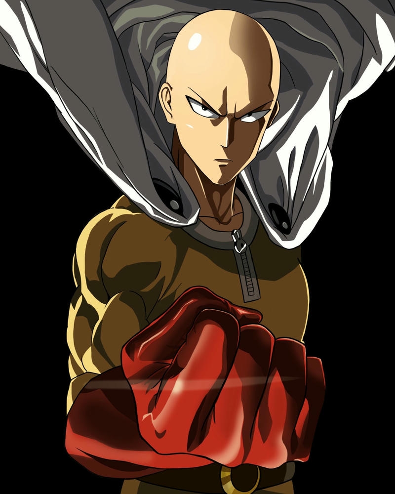 Ảnh Saitama trong bóng tối ngầu lòi khiến quái vật khóc thét