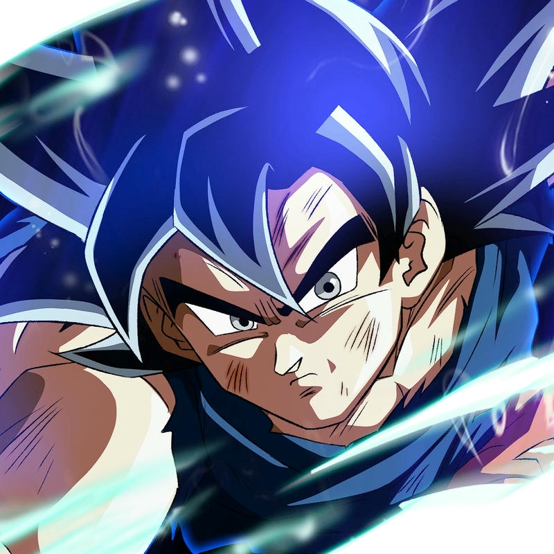 Ảnh SonGoku lao tới tấn công nhanh như tốc độ ánh sáng