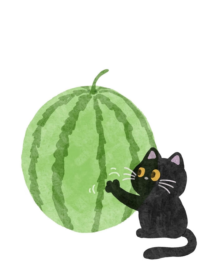 Ảnh chibi dưa hấu dễ thương