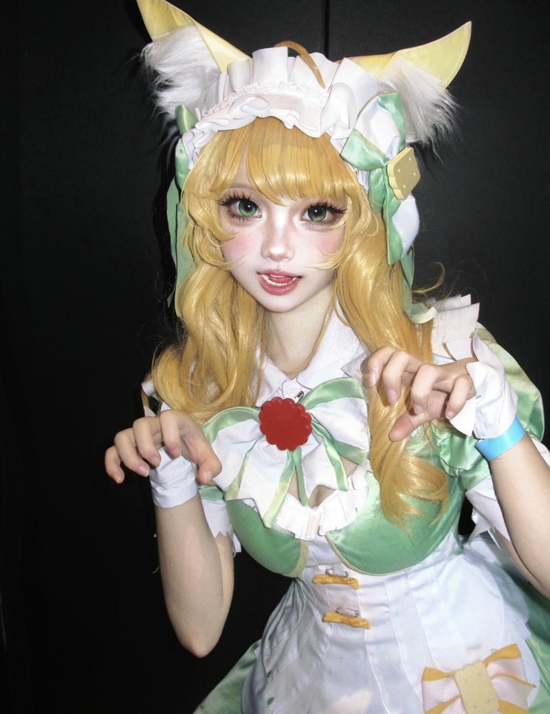 Ảnh cosplay anime nữ dễ thương nhưng đầy năng lượng