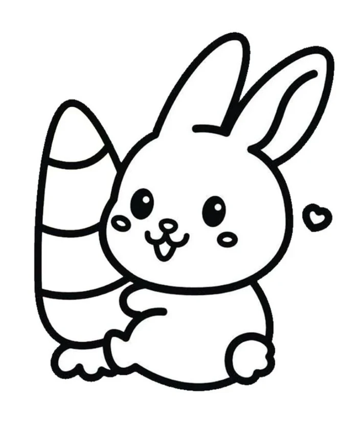 Ảnh sticker cute không màu đáng yêu