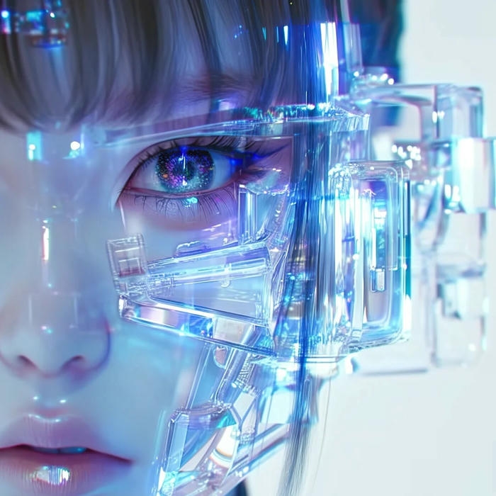 Avatar 3d nghệ thuật khuôn mặt pha lê trong suốt