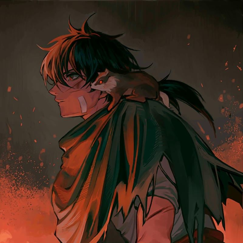 Avatar đẹp cho nam anime phong cách nghệ thuật