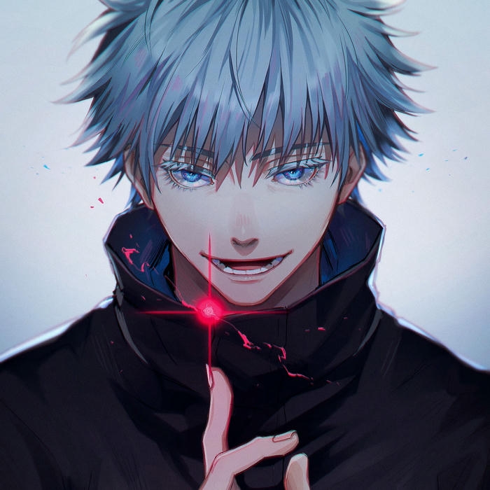 Avatar gojo ngầu chắp tay niệm chú đầy uy lực