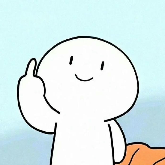 Avatar vô tri người que trắng giơ ngón tay thối