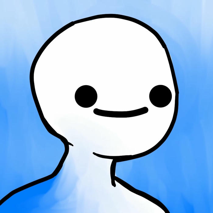 Avatar vô tri người que trắng mặt ngây ngô cười