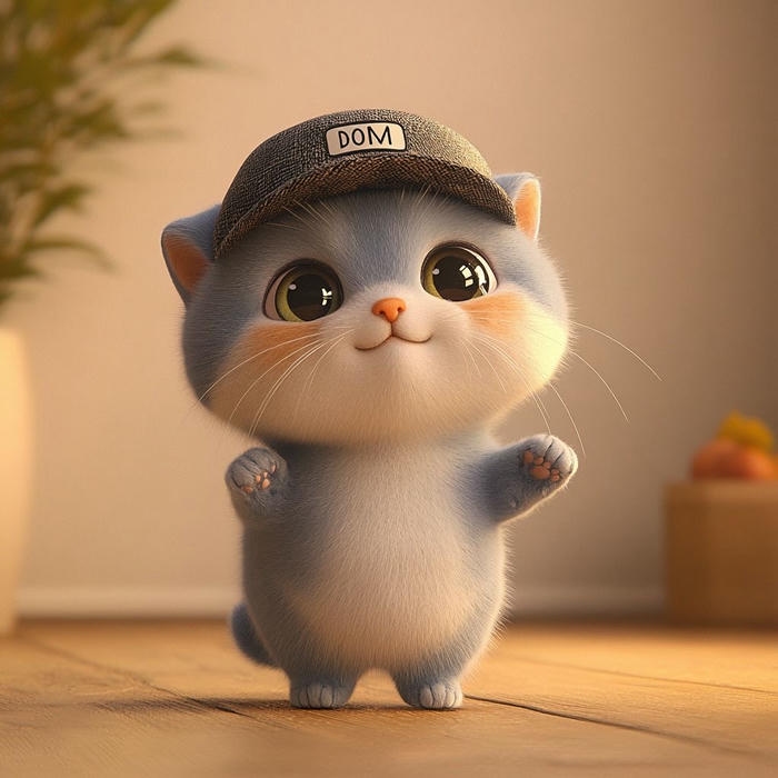 Hình ảnh mèo chibi dễ thương nhẹ