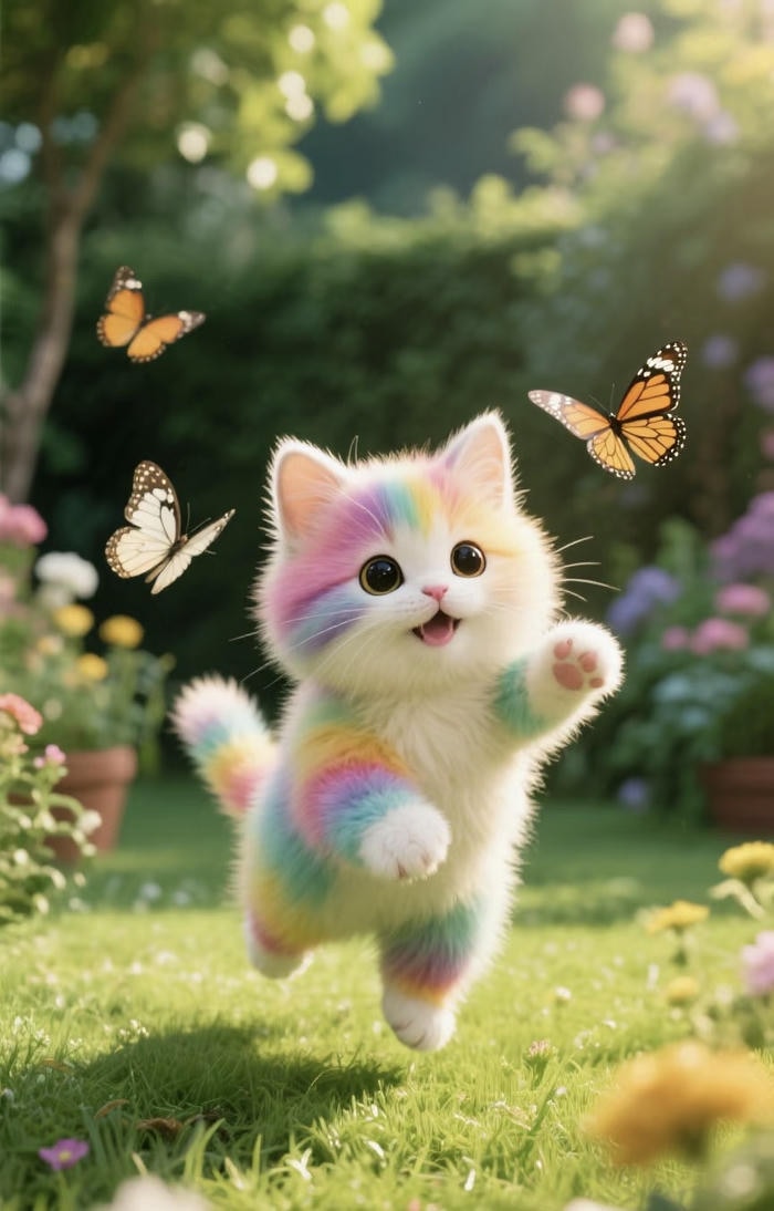 Hình ảnh mèo chibi đẹp thân thiện