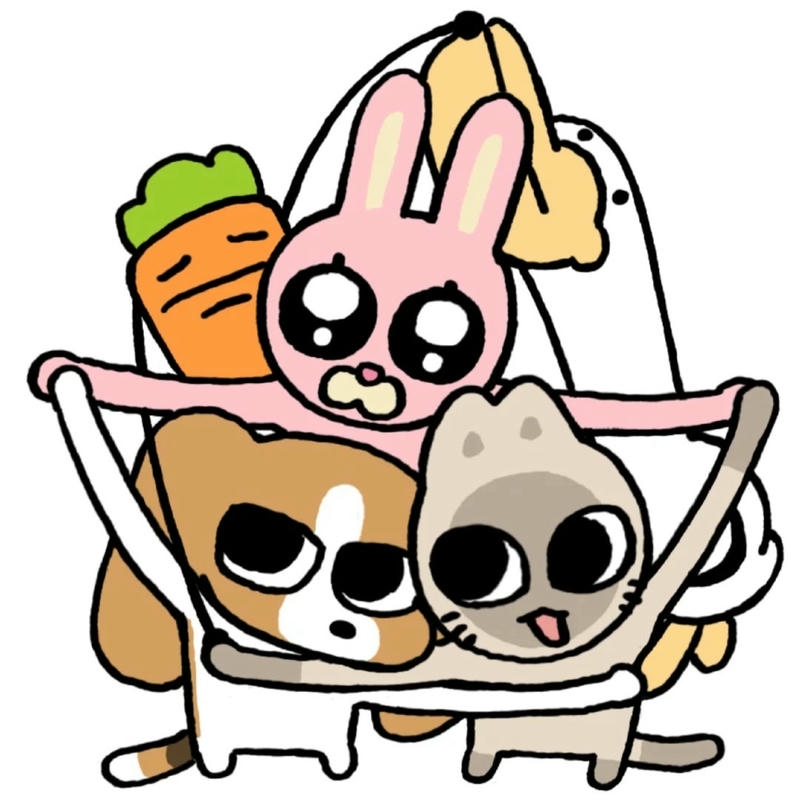 Hình avatar nhóm đông người vui vẻ