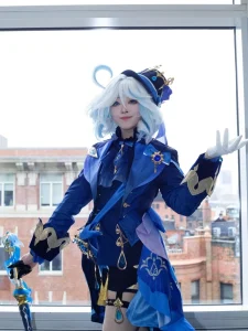 Hình cosplay Furina sexy dịu dàng quyến rũ