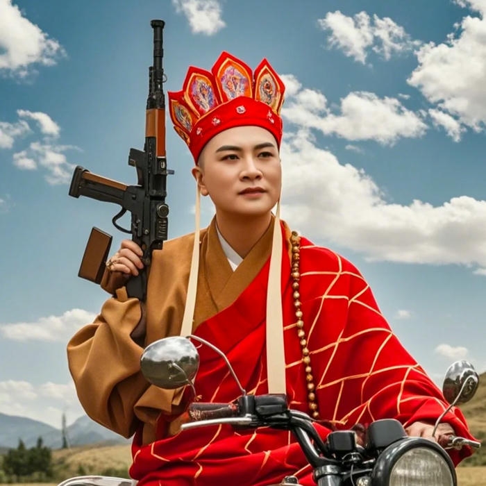 Hình nền lầy lội Đường Tăng vác súng cực chiến