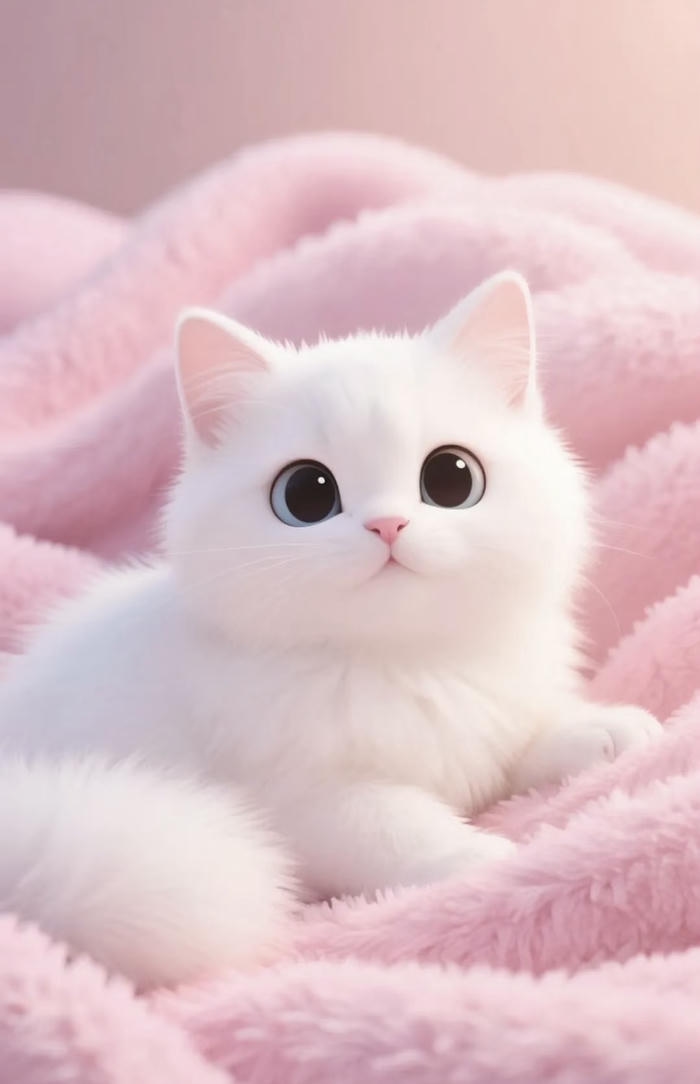 Mèo chibi dễ thương gần gũi